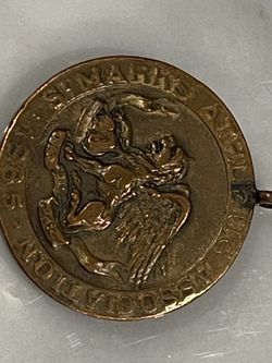 Coin 1865 Saint Marks Winged Lion 1915 Collectible Rare Vintage jewelry, rare, unique charm!