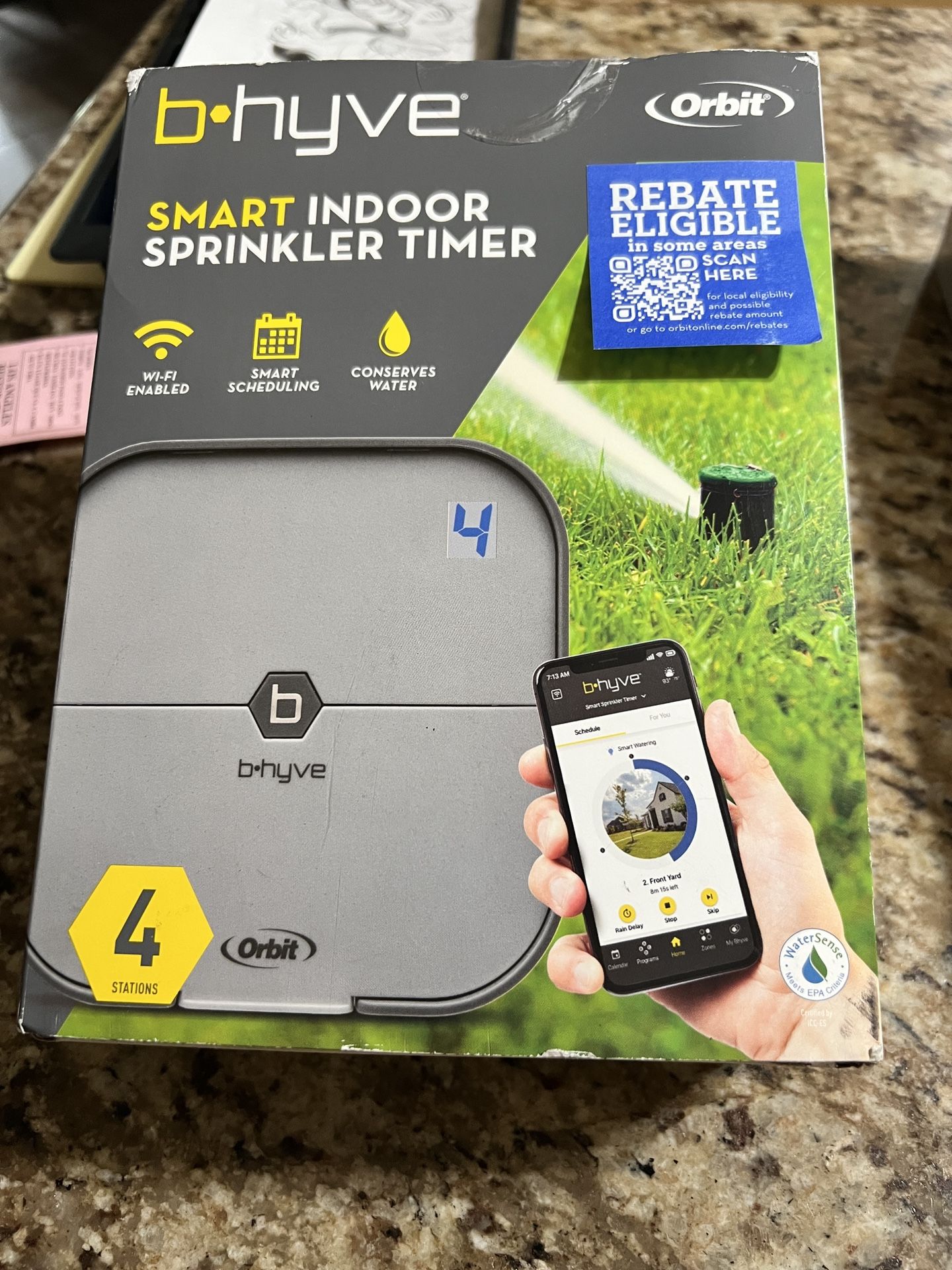 Smart indoor Sprinkler Timer 4 Stations