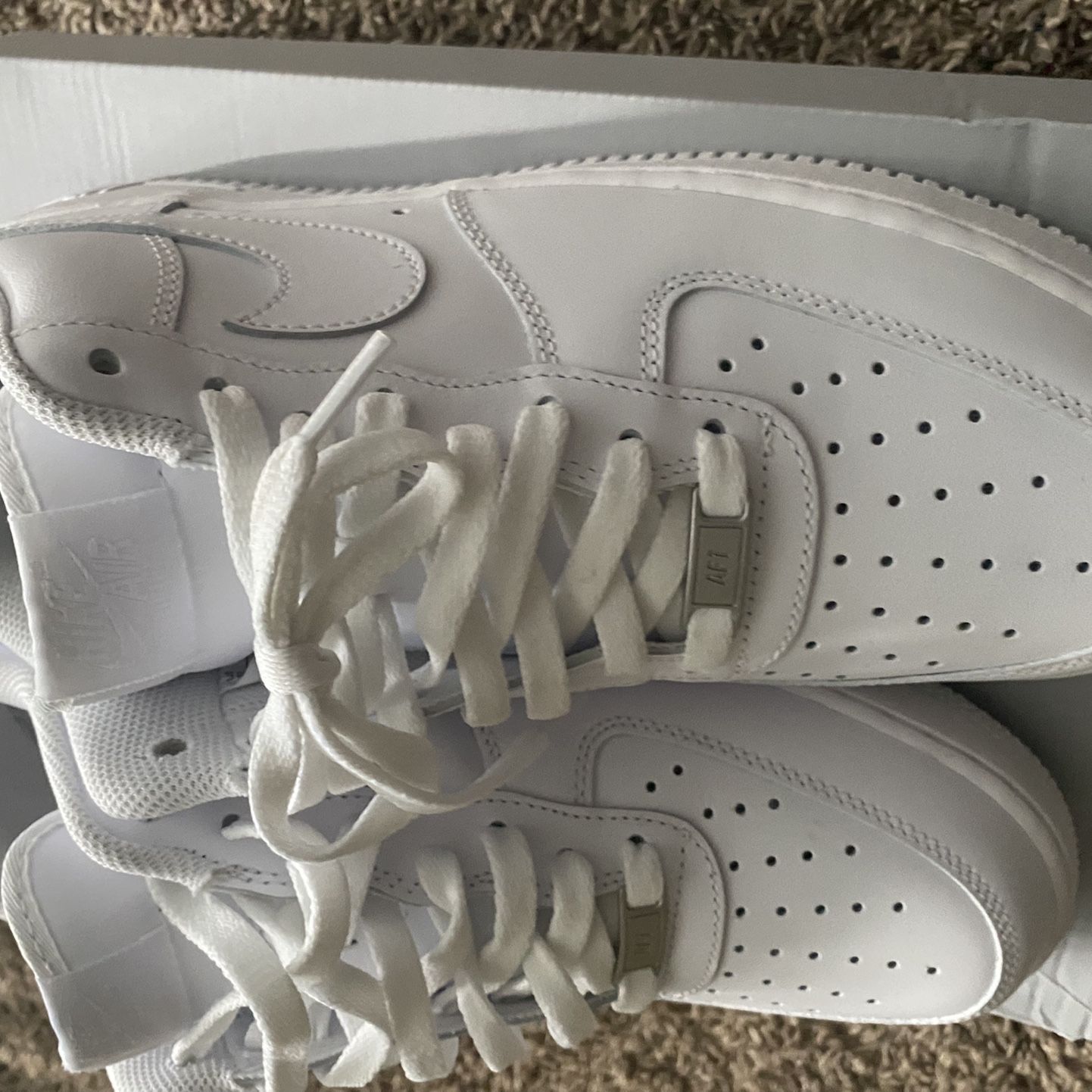 Nike Air Force 1 07 LV8 3 Double Air White Black Men Size 8 (CJ1379-100)  for Sale in Richmond, TX - OfferUp