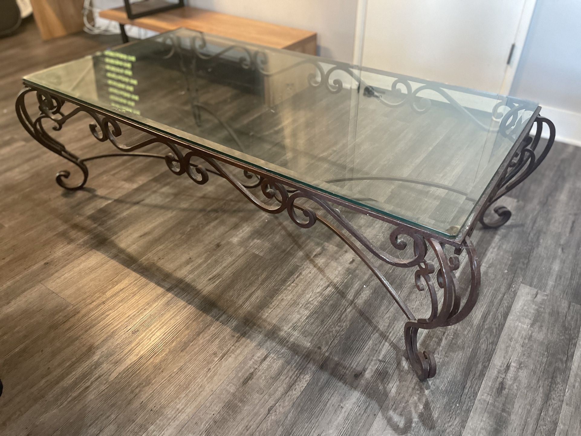 Wrought iron Coffee Table 