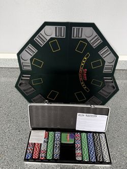 Poker set: Table And 500 11 gram chips