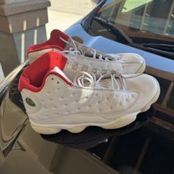 White and red men’s size 12, Jordans