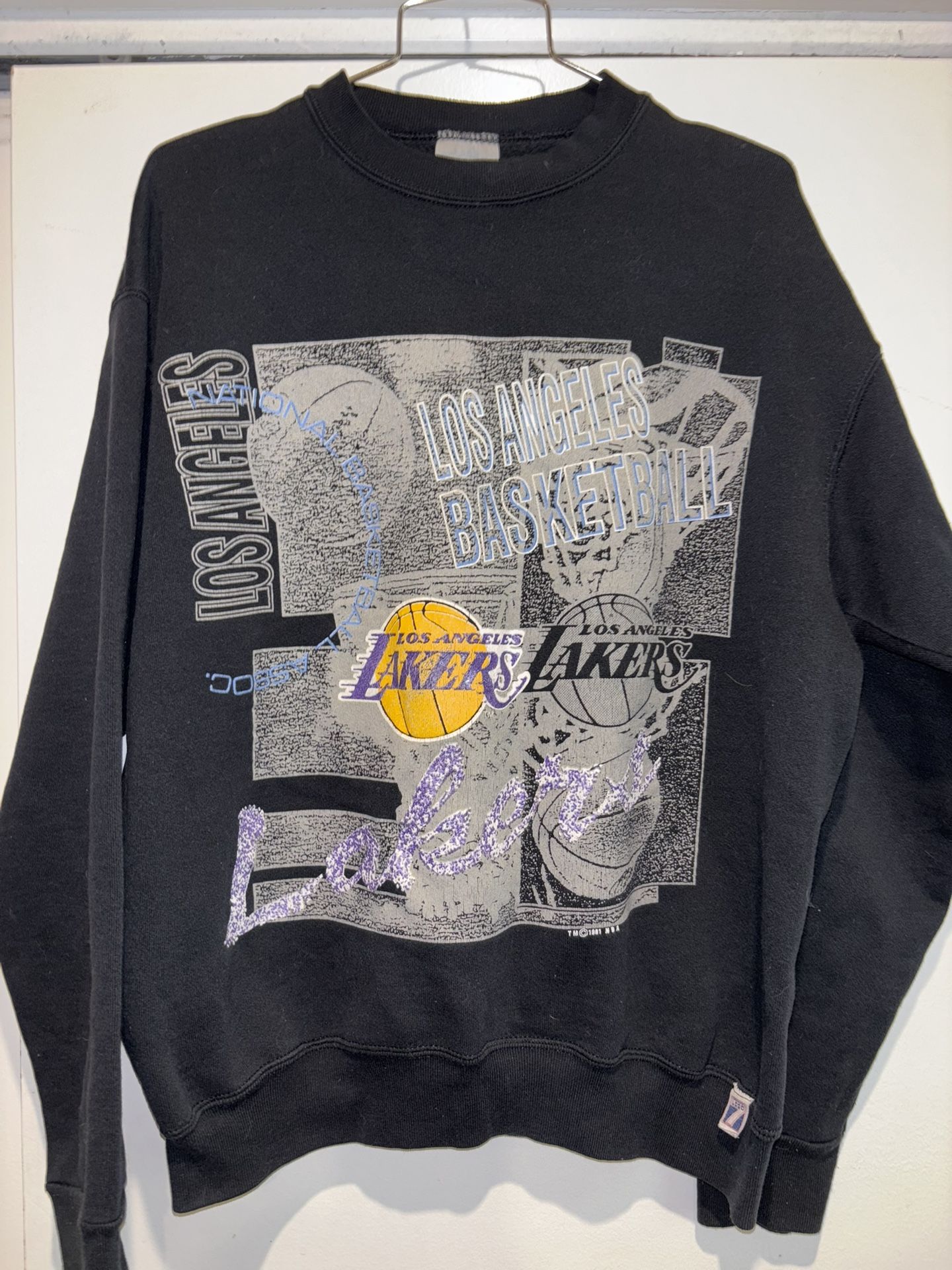 Vintage Los Angeles Lakers Crewneck Sweater 