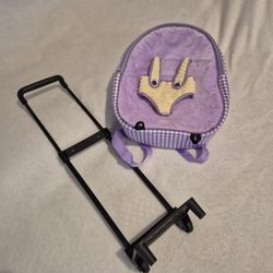 Plush Backpack With Detachable Rolling Frame