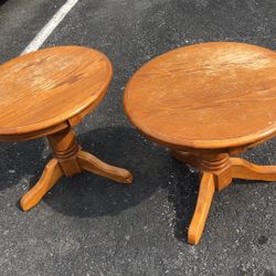 24x24x22”h 2 End Tables