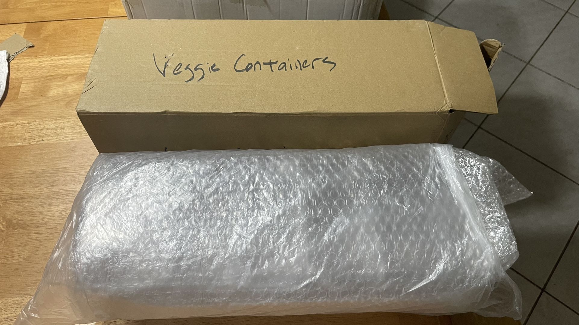 Condiment Server 5 Section Ice Compartments Hinged Lid ~ Clear Plastic