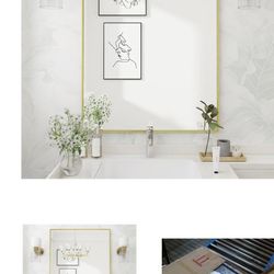 Large Bathroom Mirror- Brand New