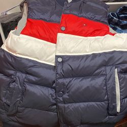 Tommy Hilfiger slip puffer coat