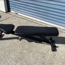 Adjustable, weight bench