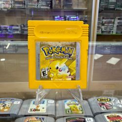 Pokémon Yellow Gameboy Authentic Saves
