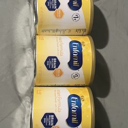 3 Cans Of Formula Enfamil 0-12 Months Unopened