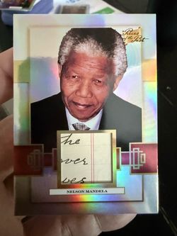 ⭐ NELSON MANDELA AUTHENTIC HANDWRITTEN RELIC ⭐