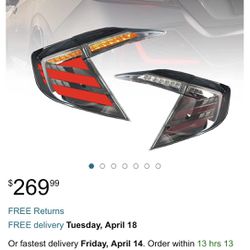 Civic Aftermarket Smoked Tail Lights 