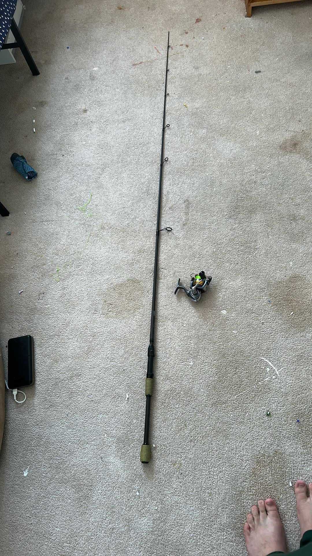 Cashion Rod Yellow 7 Foot