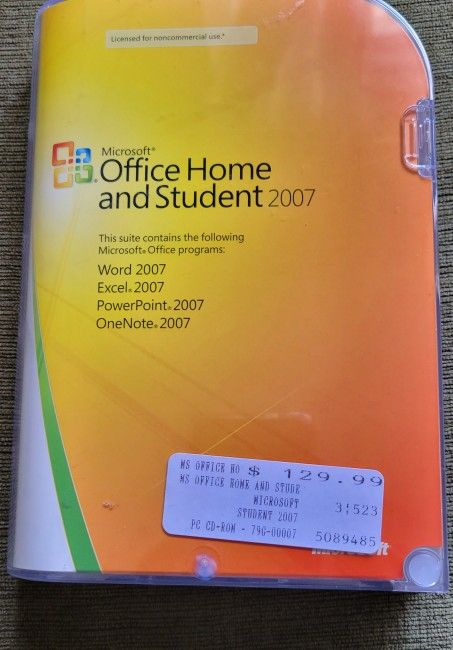 Microsoft Office Home and Student 2007 [Old Version] GREAT CONDITION!!