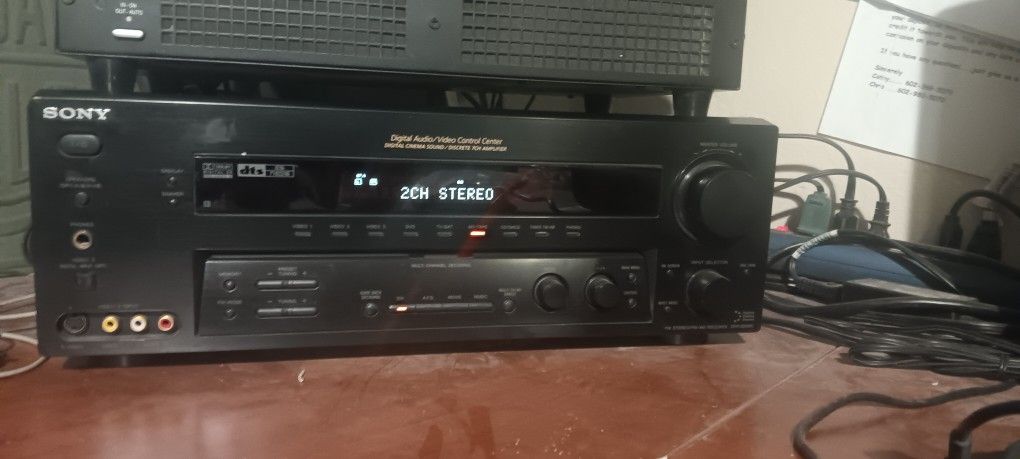 Stereo equipment.
