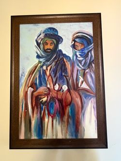 Large Framed “Bedouins” After John Singer Sargent – 28” x 40”