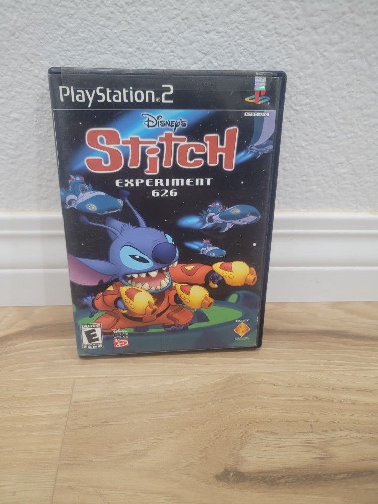 PLAYSTATION 2 STITCH EXPERIMENT 626 CIB WITH CASE AND MANUALS INCLUDED