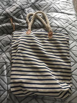 Nautical Tote Bag Like New