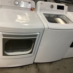 Lg Washer 5.0 Cu Ft And Dryer Gas 