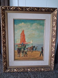 Artist painting