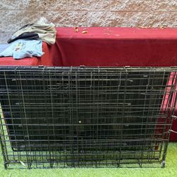 Large Double Door Pet Crate 35 Length 