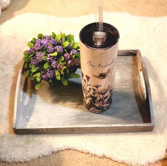 NWOT. Beautiful insulated Floral Tumbler