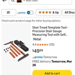 Stair Tread Template Tool