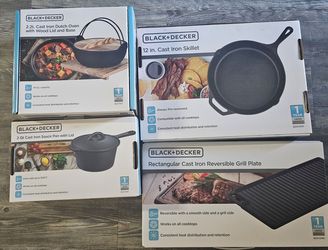 Black+Decker Cast Iron Cookware Set