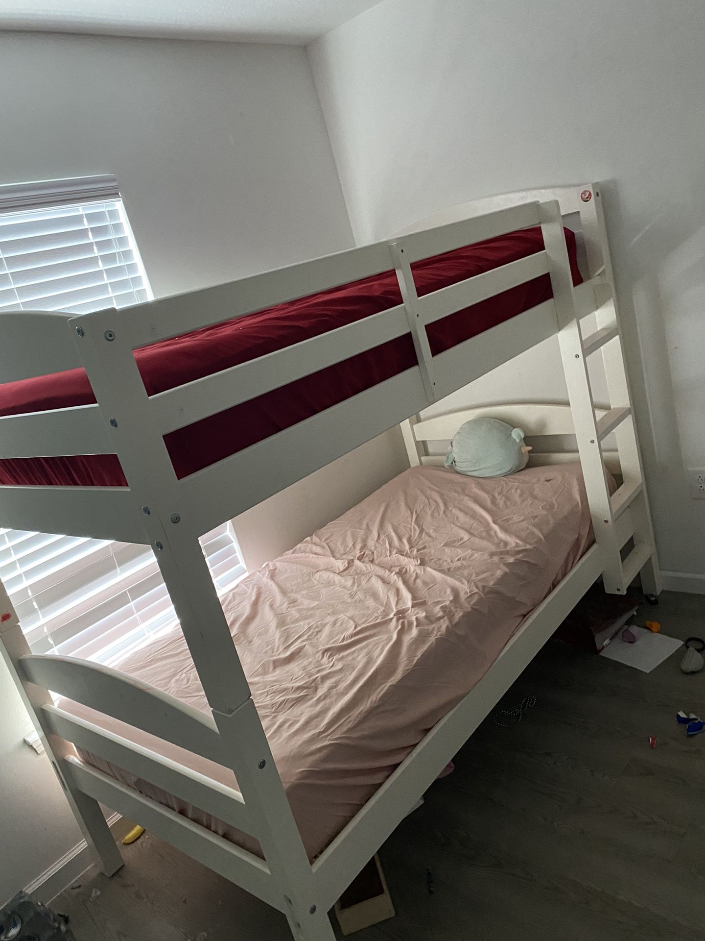 Twin Bunk Bed With Mattress