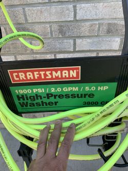 Craftsman pressure washer