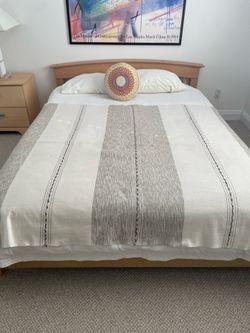 Two queen bed frames , one dresser, and one night stand