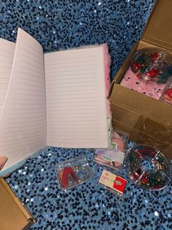 Notebook Gift Set Fluffy Notebook Gift Set 🎁 💖 Set de Libreta