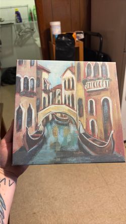 Ernesto Mayer painting city