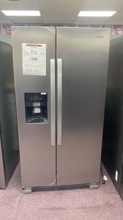 Whirlpool 24.6 cu. ft. Side by Side Refrigerator in Fingerprint Resistant Stainless Finish