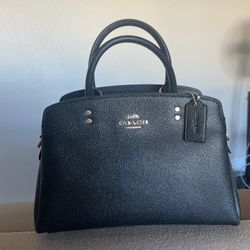 Coach Black Mini Lillie Carryall