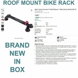 Allen Smart Suction Roof Mount 1-Bike Rack, Model SB-01