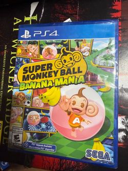 Super monkey ball banana mania ps4 sealed