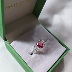 925 Silver Ring With Cz 