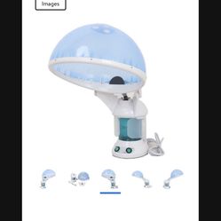 Zeny Portable 2 In 1 Hair and Facial Steamer with Bonnet Hood for Personal Home Use