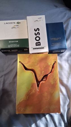 Fragrance Bundle – Lacoste, Boss, Versace, Atralia