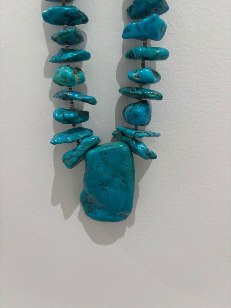 Turquoise Nugget Necklace