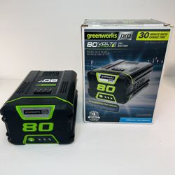 Greenworks PRO 80V 2.0Ah Lithium-Ion Battery (Genuine Greenworks Battery)