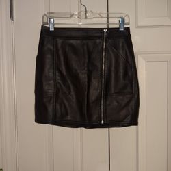 Express vegan leather mini skirt Size 4