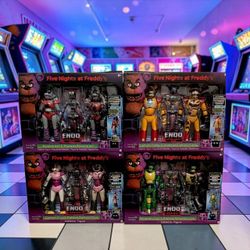 FNAF Jazwares Endo Series Bundle (Gator, Freddy, Chica & Wolf)