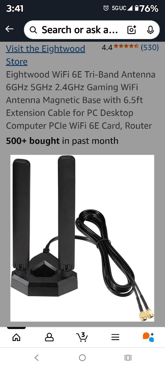 WiFi Tri-Band Antenna