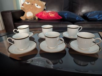 Lenox tea set - 6 cups and saucers