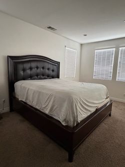 Solid Wood California King Bed Frame