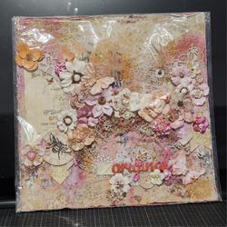 Mixed Media 12"×12" Artsy/Crafty Paper EUC