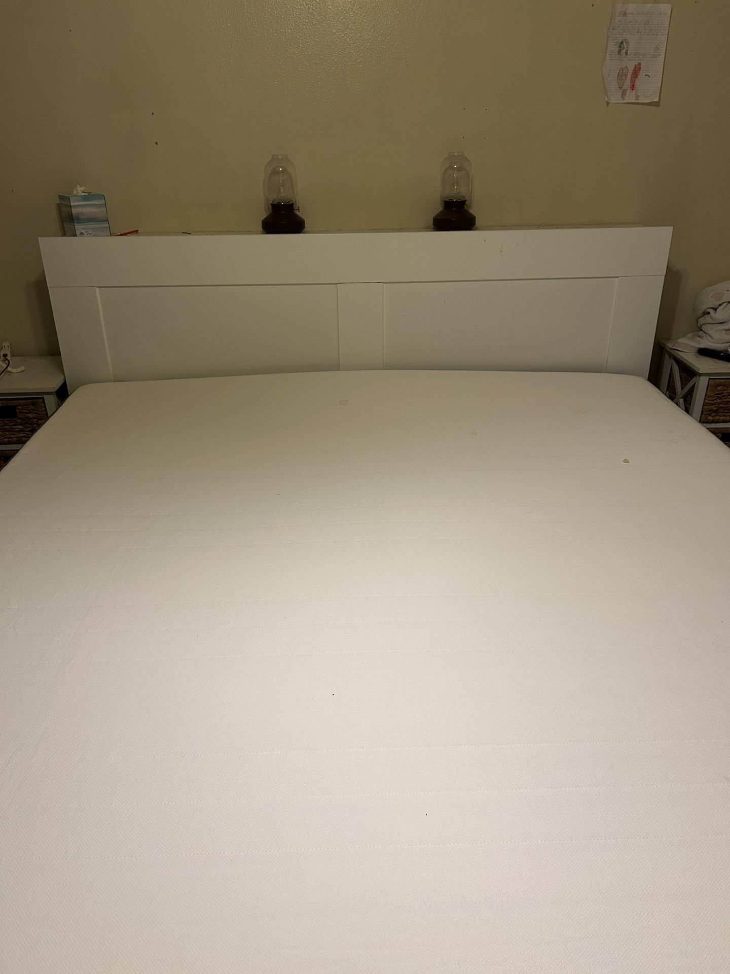 King Mattress and Headboard